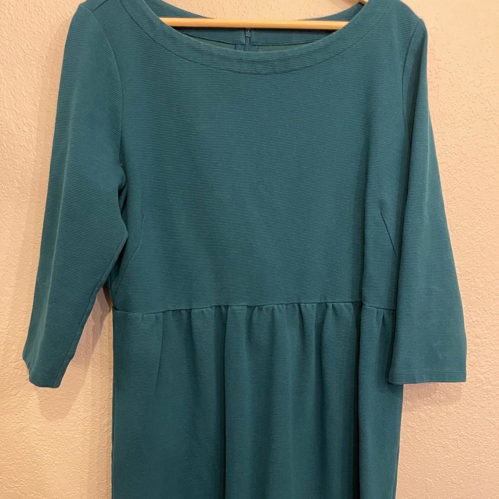 Loft Teal Dress Sz 16